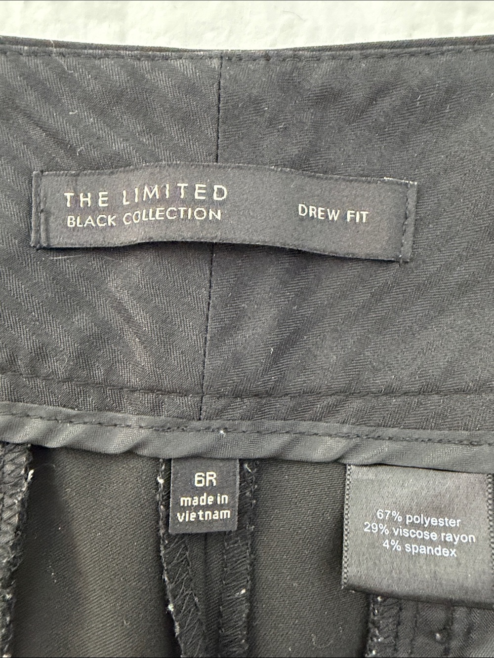 The Limited Black Drew Fit Work Pants -Women’s Black